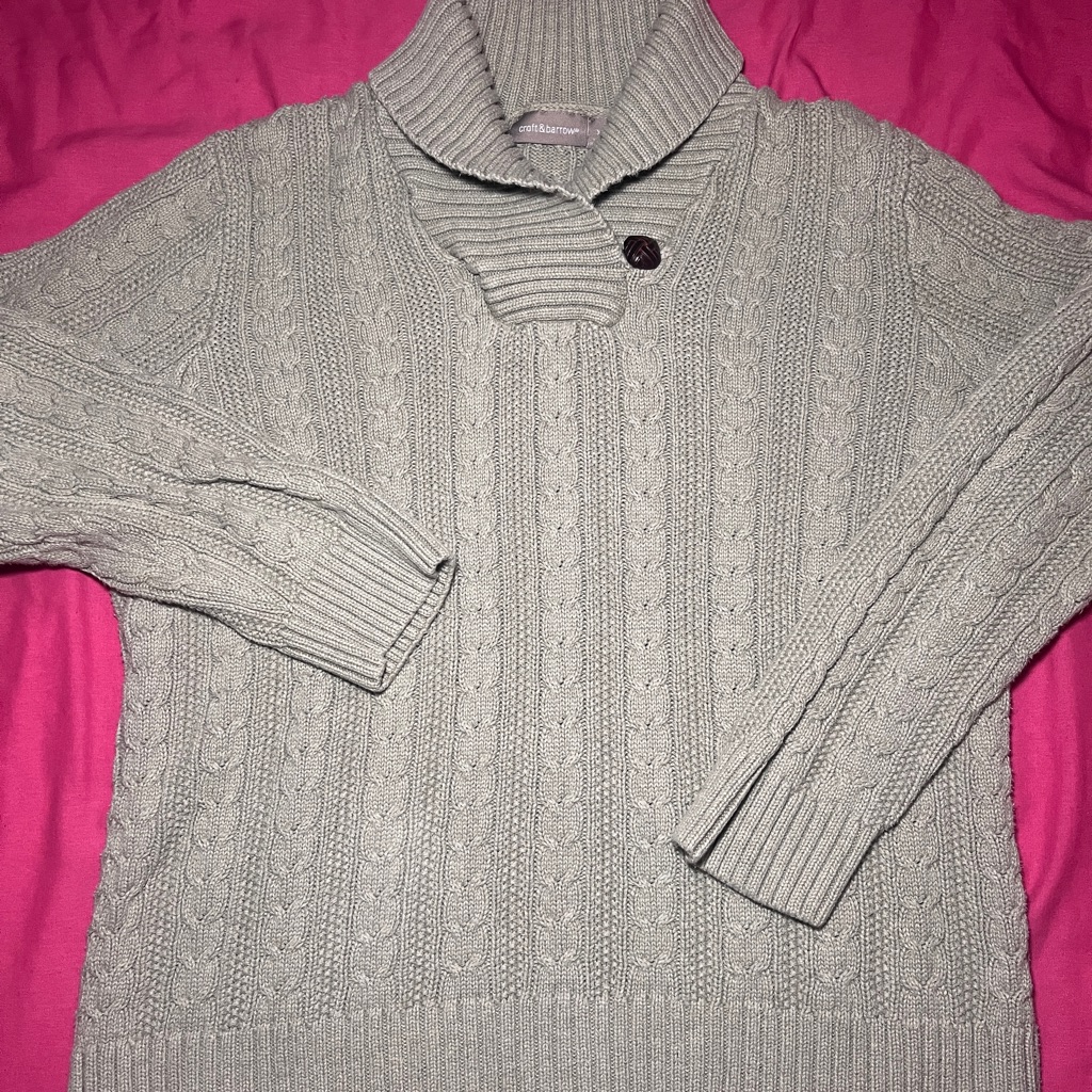 Womens Green Croft Barrow Knit Pullover Sweater Size Xl Preowned Womens Green Croft Barrow Knit Pullover Sweater Size Xl Preowned